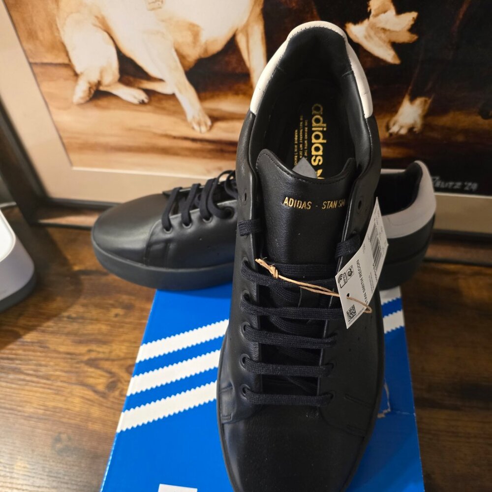 Adidas Originals Stan Smith Recon 'Black Crystal White' Men H06184 US Size 12 - Picture 4 of 16